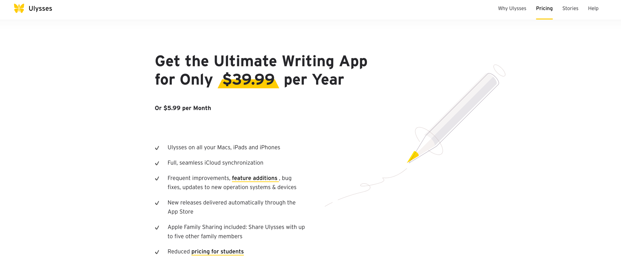 Ulysses Pricing