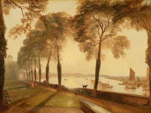 Joseph Mallord William Turner "Mortlake Terrace", 1827 | Courtesy National Gallery of Art, Washington